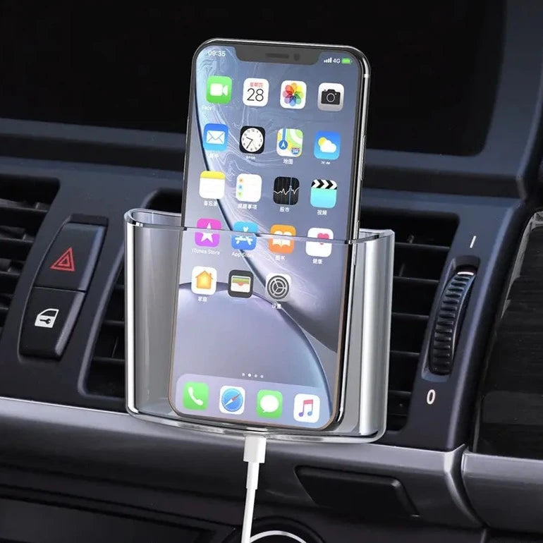 Car Air Vent Mobile Phone Holder/Storage Box