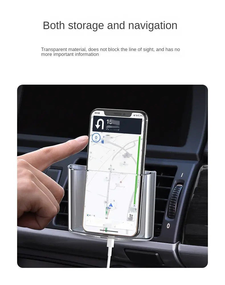 Car Air Vent Mobile Phone Holder/Storage Box