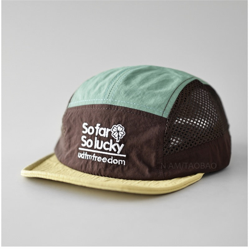 So Far So Lucky Lightweight Men's Mesh Minimalist Stylish Baseball Cap