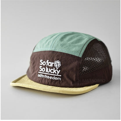 So Far So Lucky Lightweight Men's Mesh Minimalist Stylish Baseball Cap