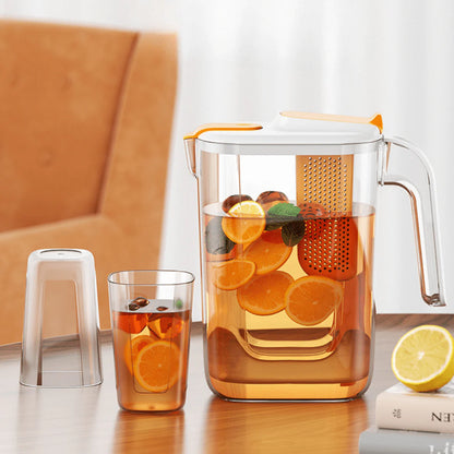 Multi-Purpose Beverages Kettle (2.6L) Jar with Strainer and 400ml x 4 Cups