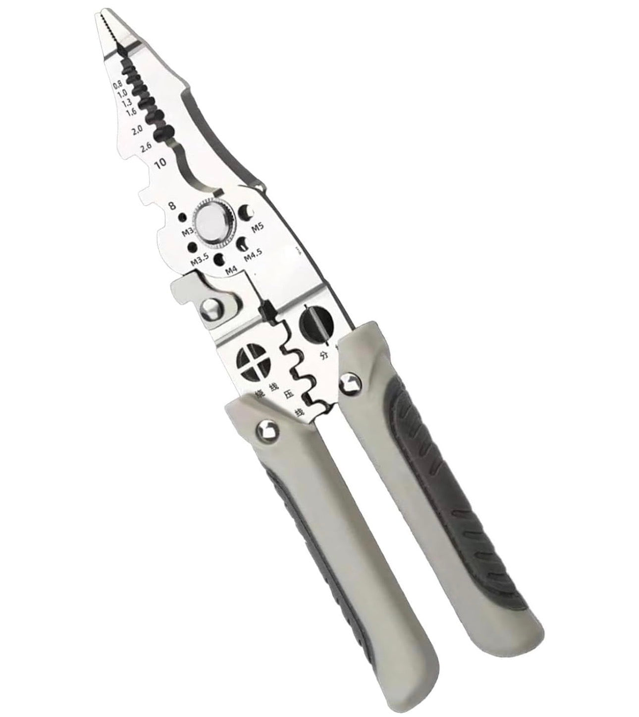 Multipurpose Wire Stripper & Cutter – Electrician Hand Tool for Cutting, Stripping, Crimping & Winding Wires-(Pack of 1)