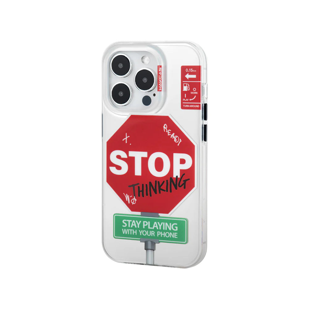 WAKCAS STOP Sign Magnetic iPhone Magsafe Case