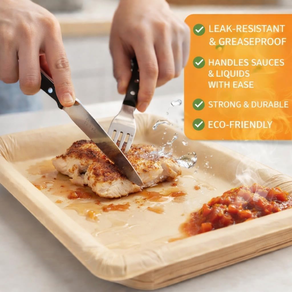 Peel Plate [1-Pack] 20 Servings Total, Peel-able Multi-Use Reusable Paper Plates 90% Less Waste for Home or On-The-Go Mealtime & Snacktime - Peelable Dinnerware (20 Peel Paper)