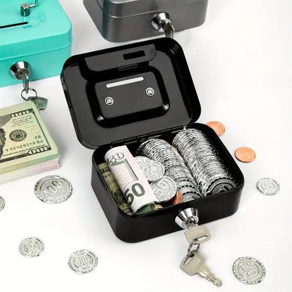 Portable Small Metal Cash Box