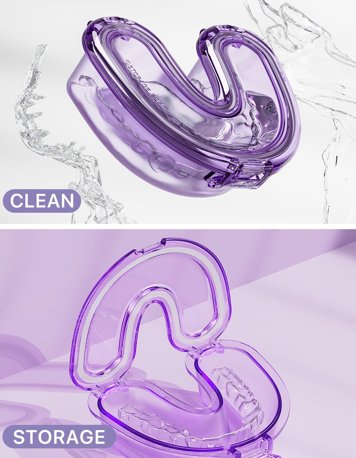 Retainer Case, Compatible with Invisalign, Toothsi aligners  Mouth Guard & Orthodontic Retainer Case