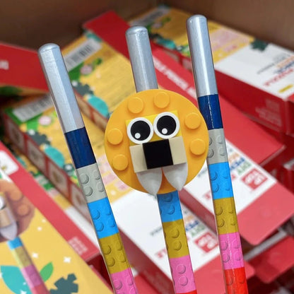 UP TOP Lego DIY Puzzle Pencil Set (Pack of 1)