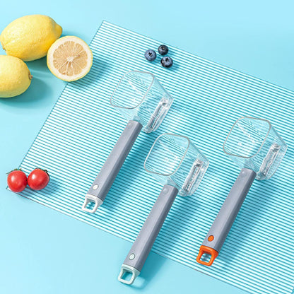 Veggie Peeler with Built-in Storage Cup for Easy Kitchen Use for Fruits and Vegetables