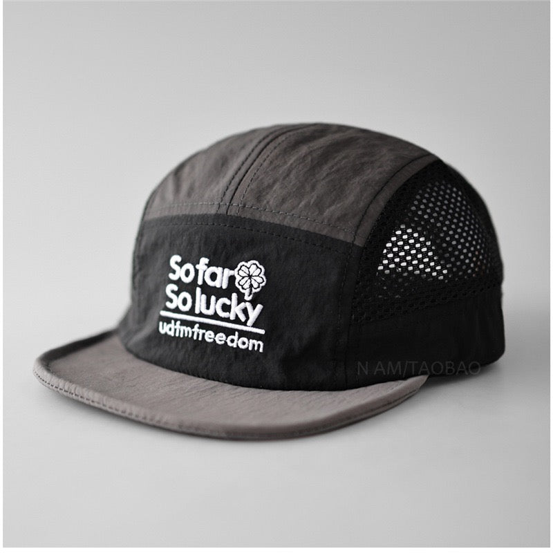 So Far So Lucky Lightweight Men's Mesh Minimalist Stylish Baseball Cap