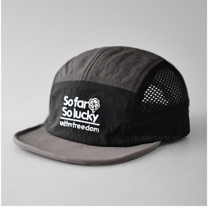So Far So Lucky Lightweight Men's Mesh Minimalist Stylish Baseball Cap