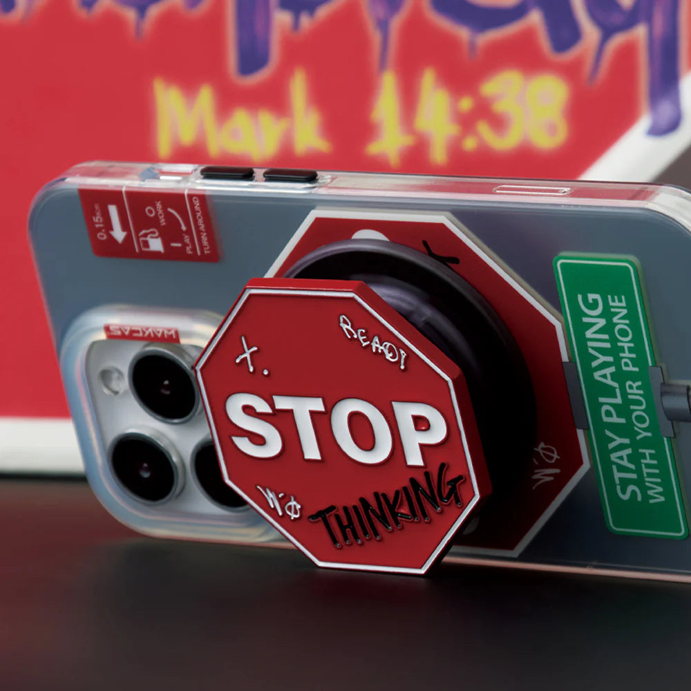WAKCAS STOP Sign Magnetic iPhone Magsafe Case