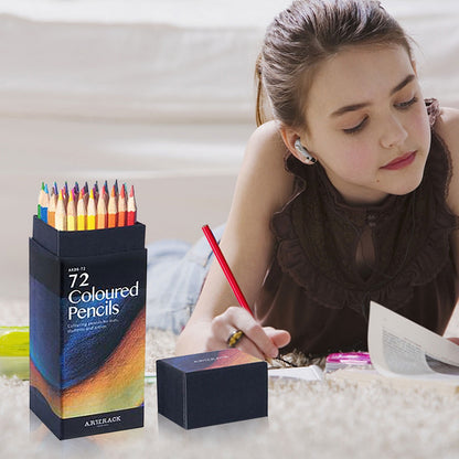 ARTTRACK Premium 72 Color Professional Colored Pencil Set