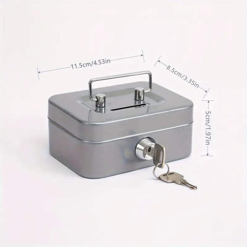 Portable Small Metal Cash Box