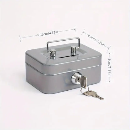 Portable Small Metal Cash Box