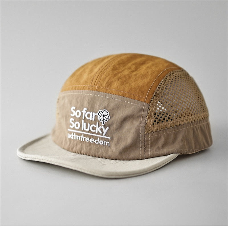 So Far So Lucky Lightweight Men's Mesh Minimalist Stylish Baseball Cap