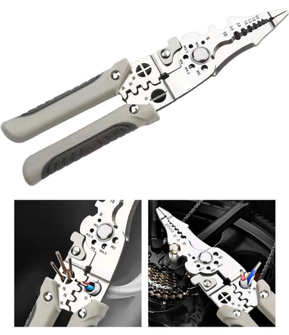 Multipurpose Wire Stripper & Cutter – Electrician Hand Tool for Cutting, Stripping, Crimping & Winding Wires-(Pack of 1)