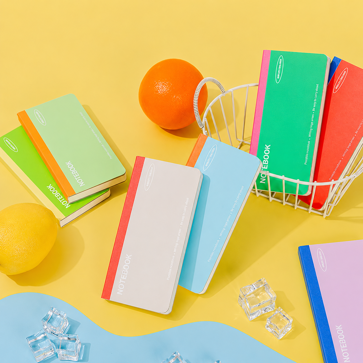 6.1 inch Hard Cover Pocket Note Book with 180 Degree Lay Flat Binding