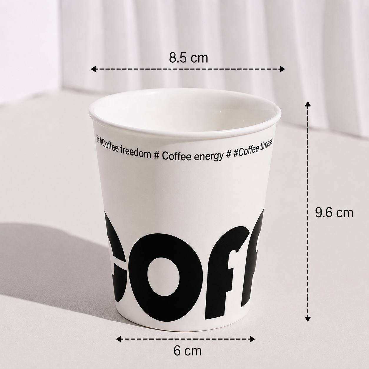 Coffee Freedom- Ceramic Coffee Cups