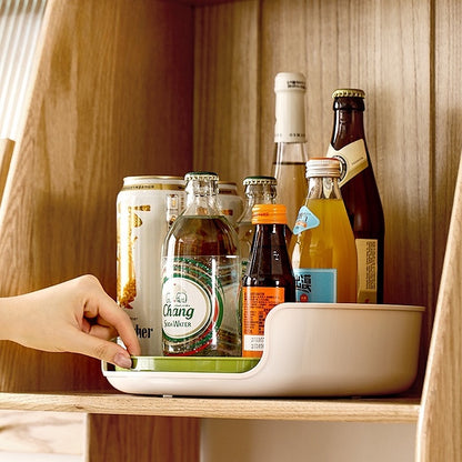360° Rotating Open Kitchen Storage Tray for Bottles(Lazy Susan)