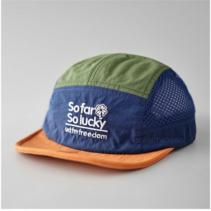 So Far So Lucky Lightweight Men's Mesh Minimalist Stylish Baseball Cap