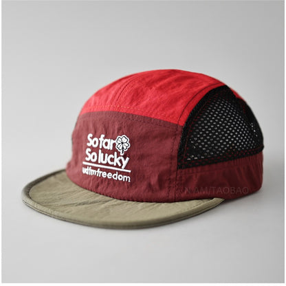 So Far So Lucky Lightweight Men's Mesh Minimalist Stylish Baseball Cap