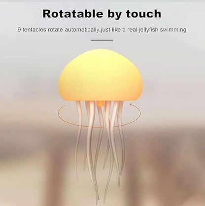 Aurora Jellyfish Mood-light lamp with Ambient Lighting Sound responsive with built in Rechargeable battery.