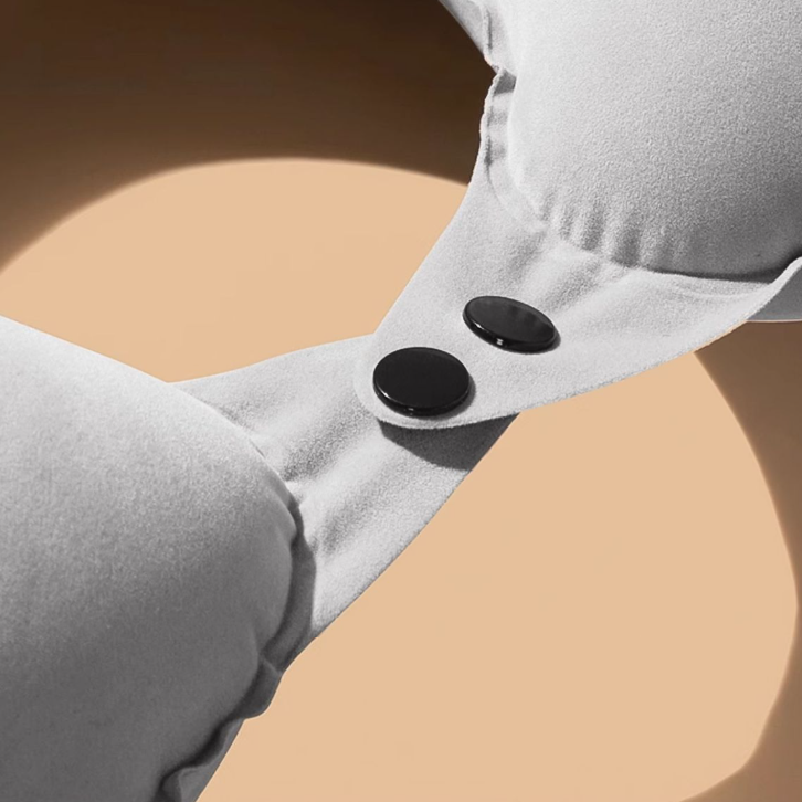 Self-Inflating U-Shaped Travel Neck Pillow