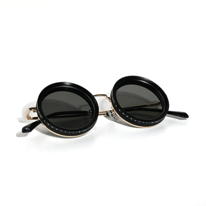 Eclipse Series Unisex Neutral Density Filter Adjustable Tint Sunglasses - Gold