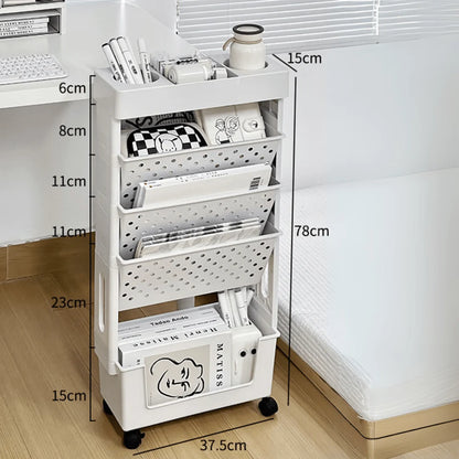 Multi-Purpose DIY Space-Saving Dual Access Book & Stationery Organizer(78cm)