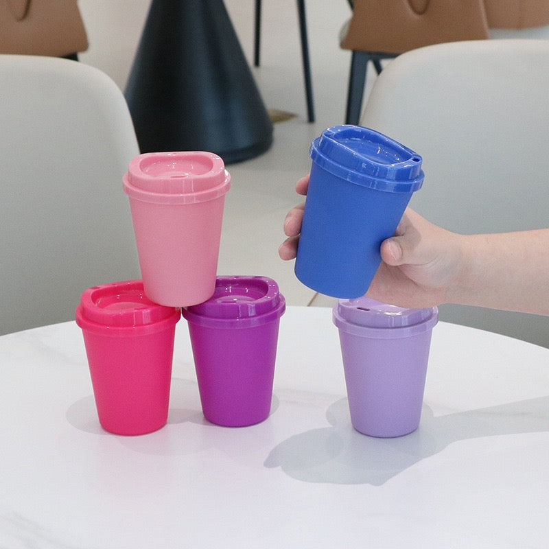 Candy Color BPA free Coffee sipper 350ml