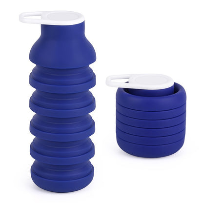 Collapsible Silicone Water Bottle Leakproof, Lightweight for Travel Outdoor