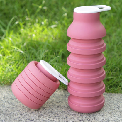 Collapsible Silicone Water Bottle Leakproof, Lightweight for Travel Outdoor
