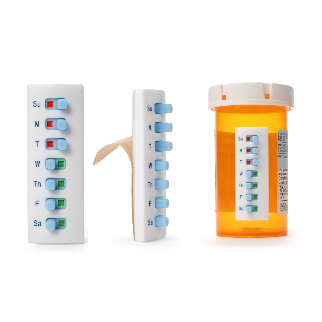 Take-n-Slide Medication Tracker and Reminder (2 Pack)