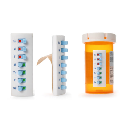 Take-n-Slide Medication Tracker and Reminder (2 Pack)
