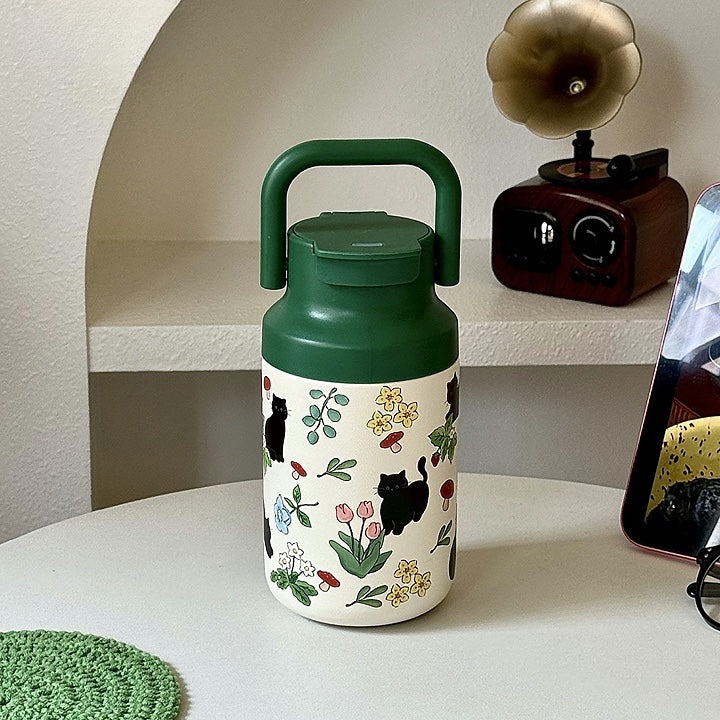 Whisker Bloom Hot and Cold with Tea infuser Sipper Flask (500ml)