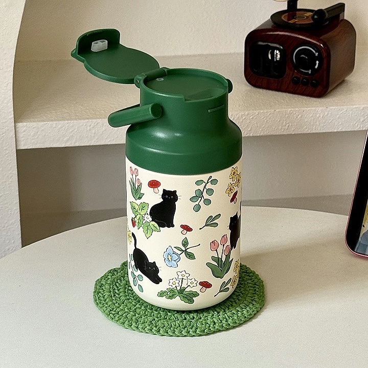 Whisker Bloom Hot and Cold with Tea infuser Sipper Flask (500ml)
