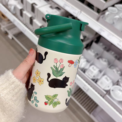 Whisker Bloom Hot and Cold with Tea infuser Sipper Flask (500ml)
