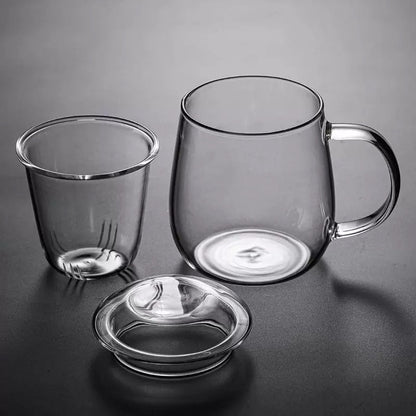 Borosilicate Glass Infuser Cup Set