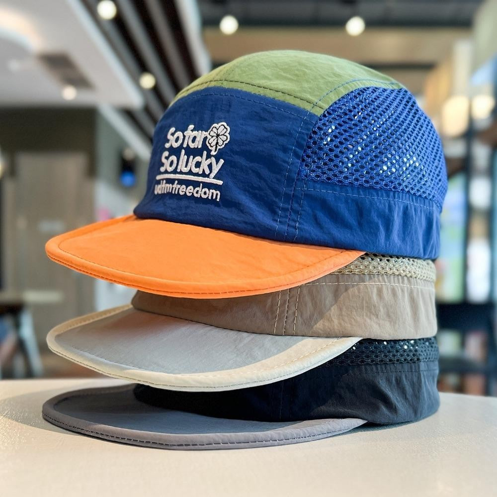 So Far So Lucky Lightweight Men's Mesh Minimalist Stylish Baseball Cap