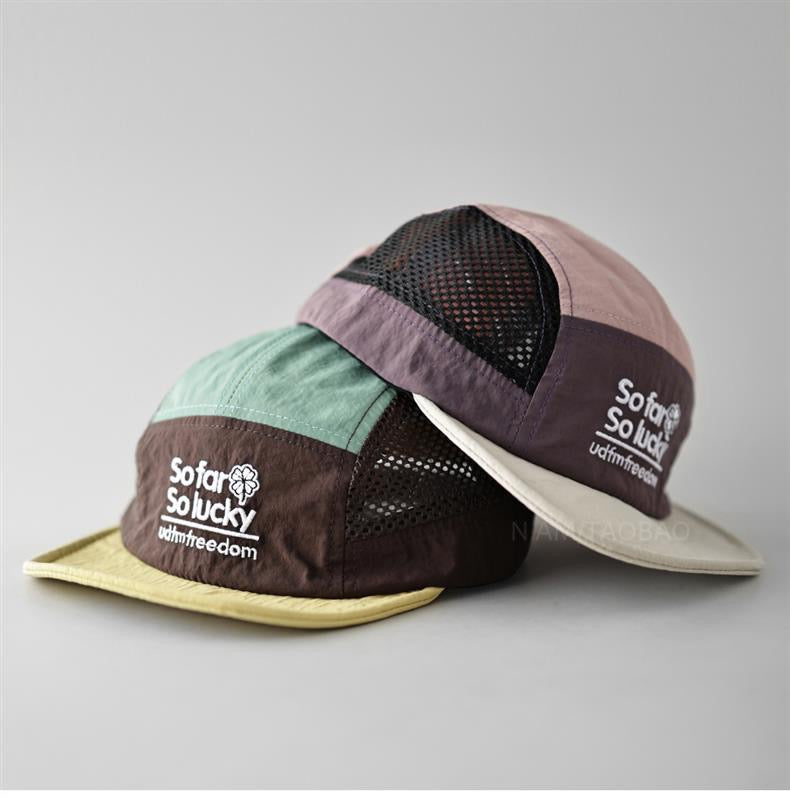 So Far So Lucky Lightweight Men's Mesh Minimalist Stylish Baseball Cap