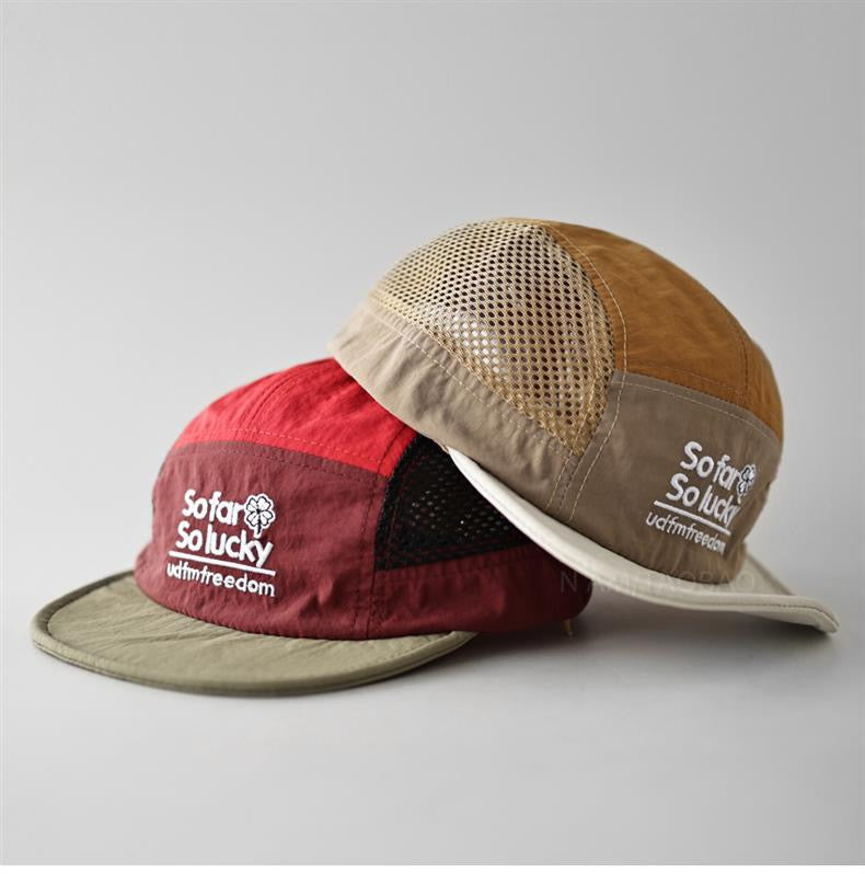So Far So Lucky Lightweight Men's Mesh Minimalist Stylish Baseball Cap