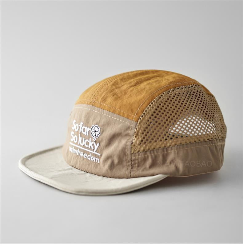 So Far So Lucky Lightweight Men's Mesh Minimalist Stylish Baseball Cap