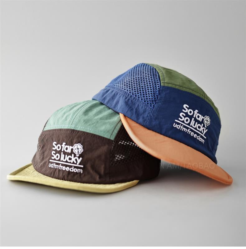So Far So Lucky Lightweight Men's Mesh Minimalist Stylish Baseball Cap