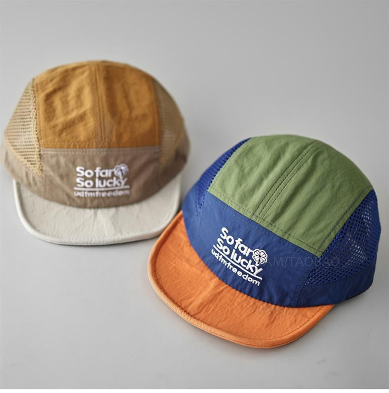 So Far So Lucky Lightweight Men's Mesh Minimalist Stylish Baseball Cap