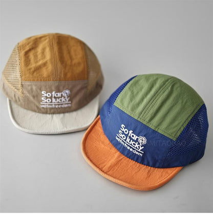 So Far So Lucky Lightweight Men's Mesh Minimalist Stylish Baseball Cap