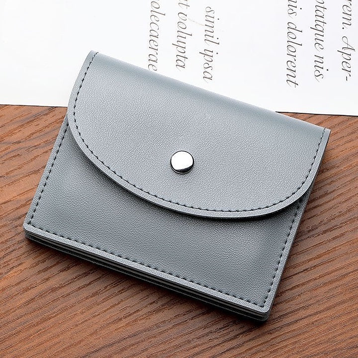 Minimalist Unisex Leather Card Holder