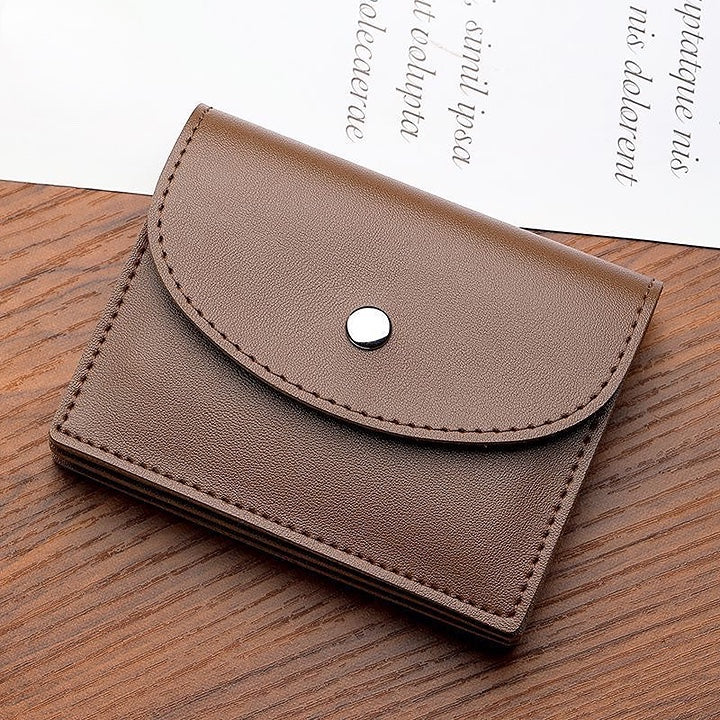 Minimalist Unisex Leather Card Holder