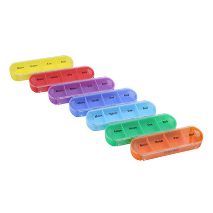 Pill Box 7 Days 4 Compartments – Medication Box