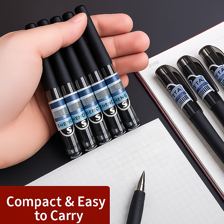 GraphiteGlide 0.5mm Smooth writing Pocket Gel pen (Set of 4)