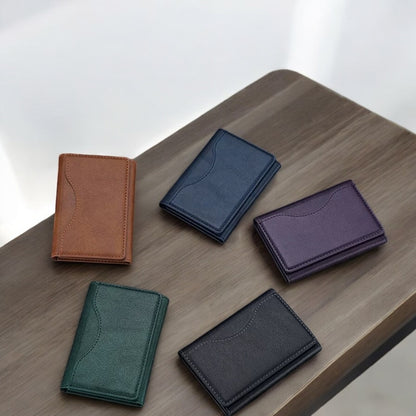 Tri-fold Magnetic (MagSafe) PU Wallet Card Holder for iPhone 15/14/13/12 Series